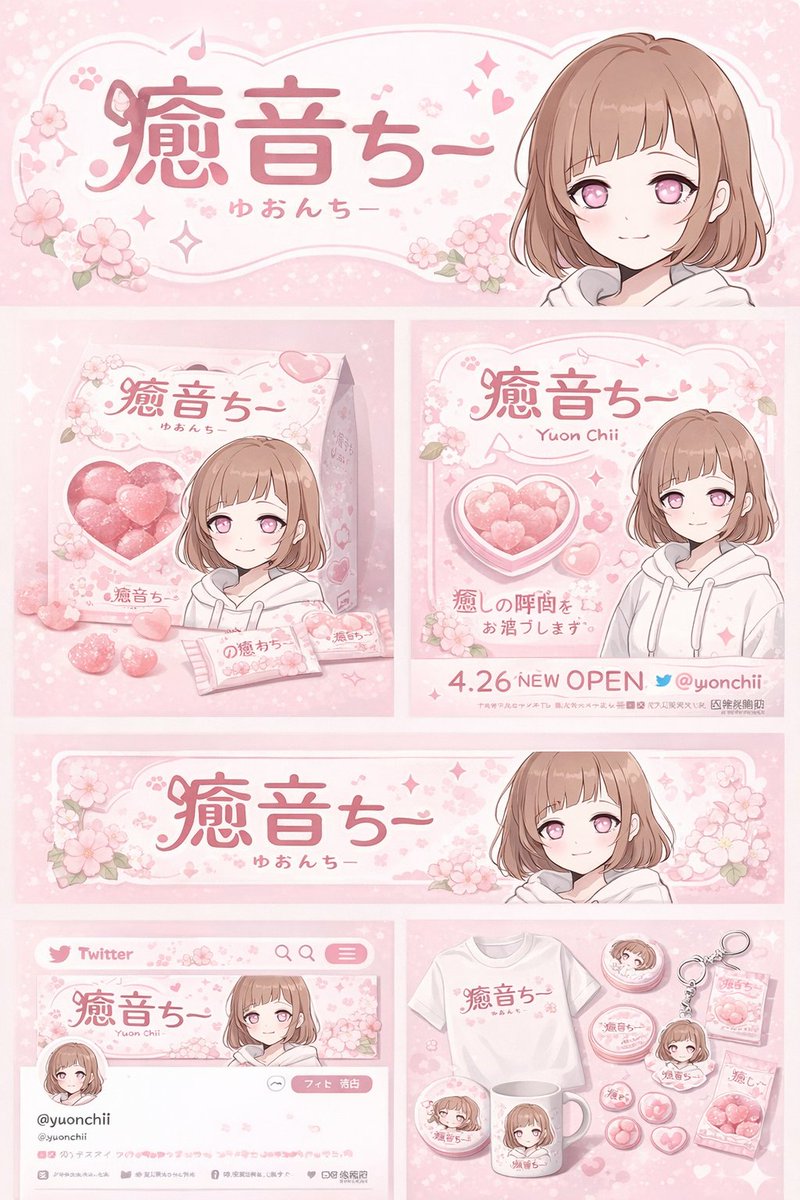 品牌形象与周边商品展示板