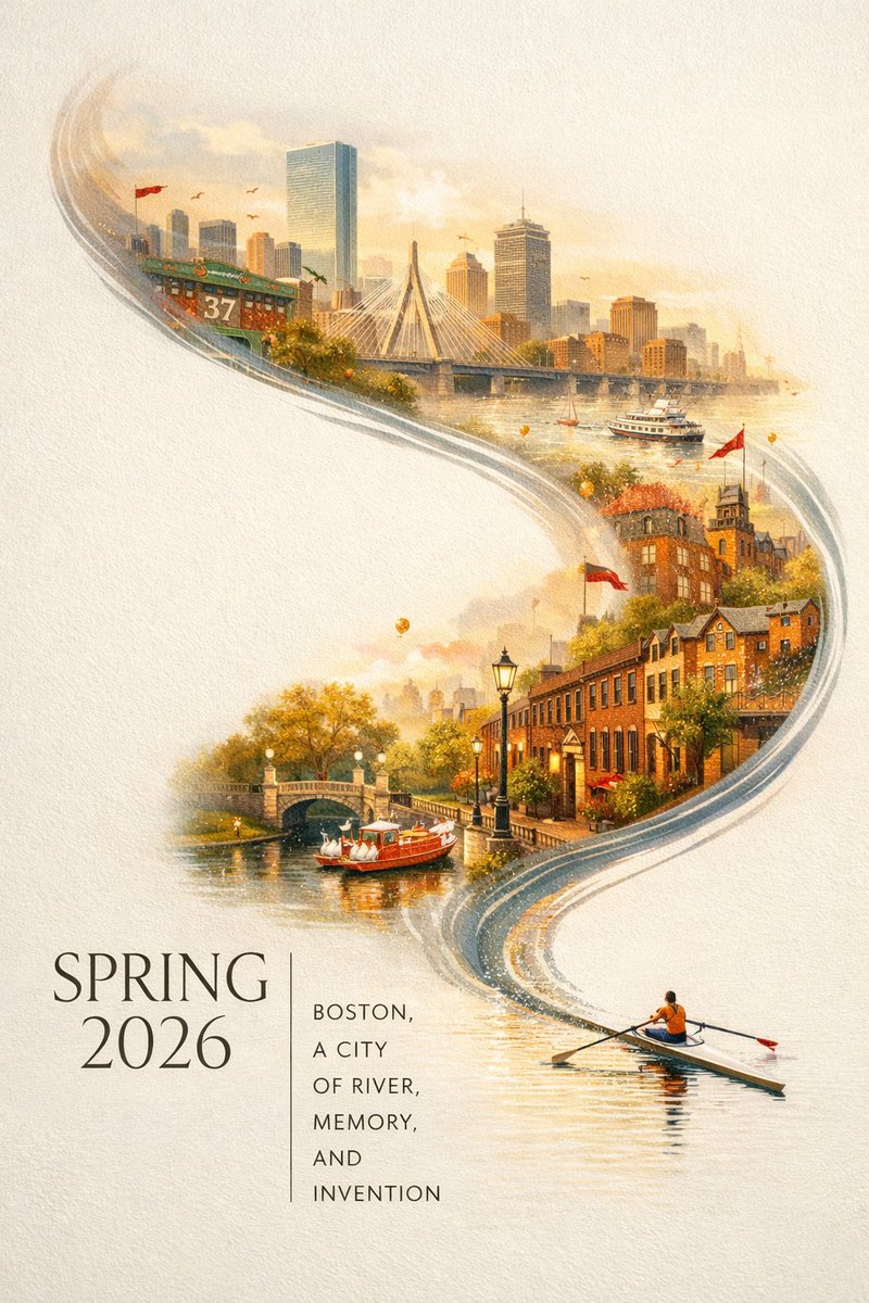 2026波士顿春季城市海报