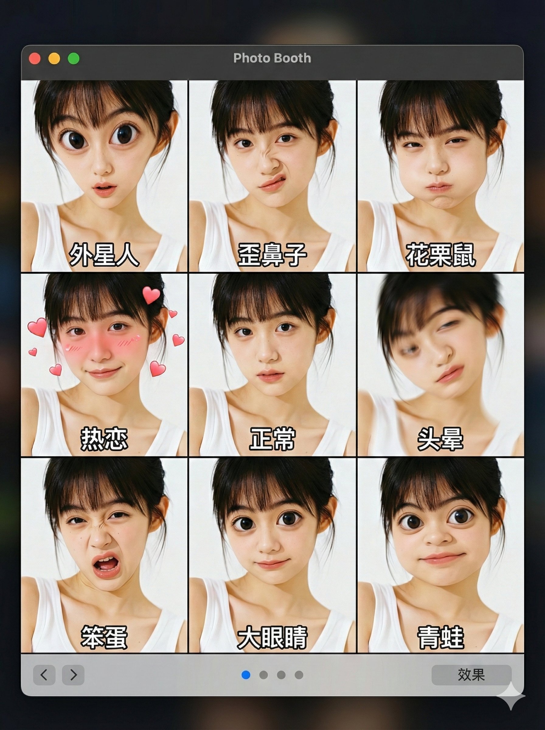 MacOS Photo Booth表情玩法复刻