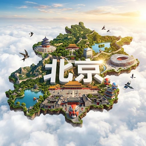 漂浮的北京城市岛