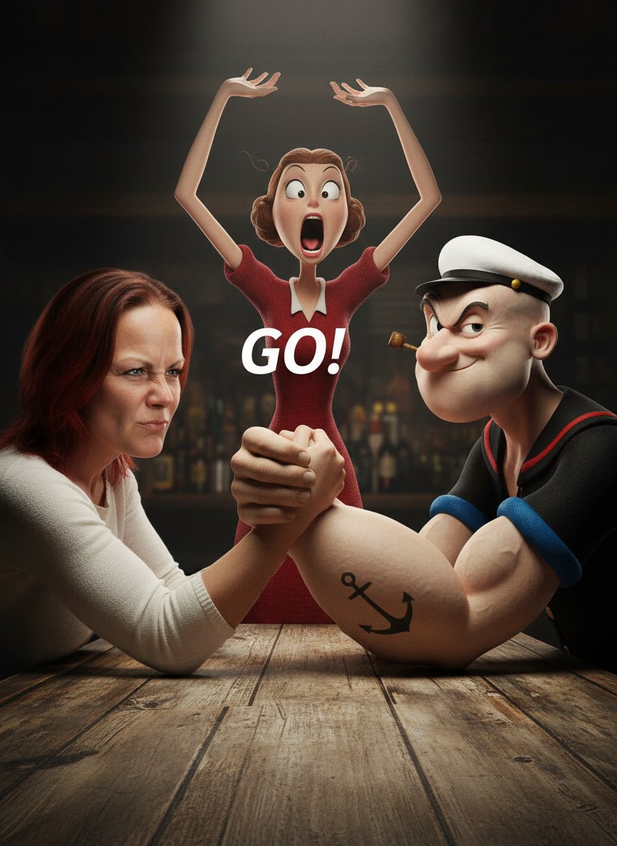 High-Stakes Arm Wrestling Match