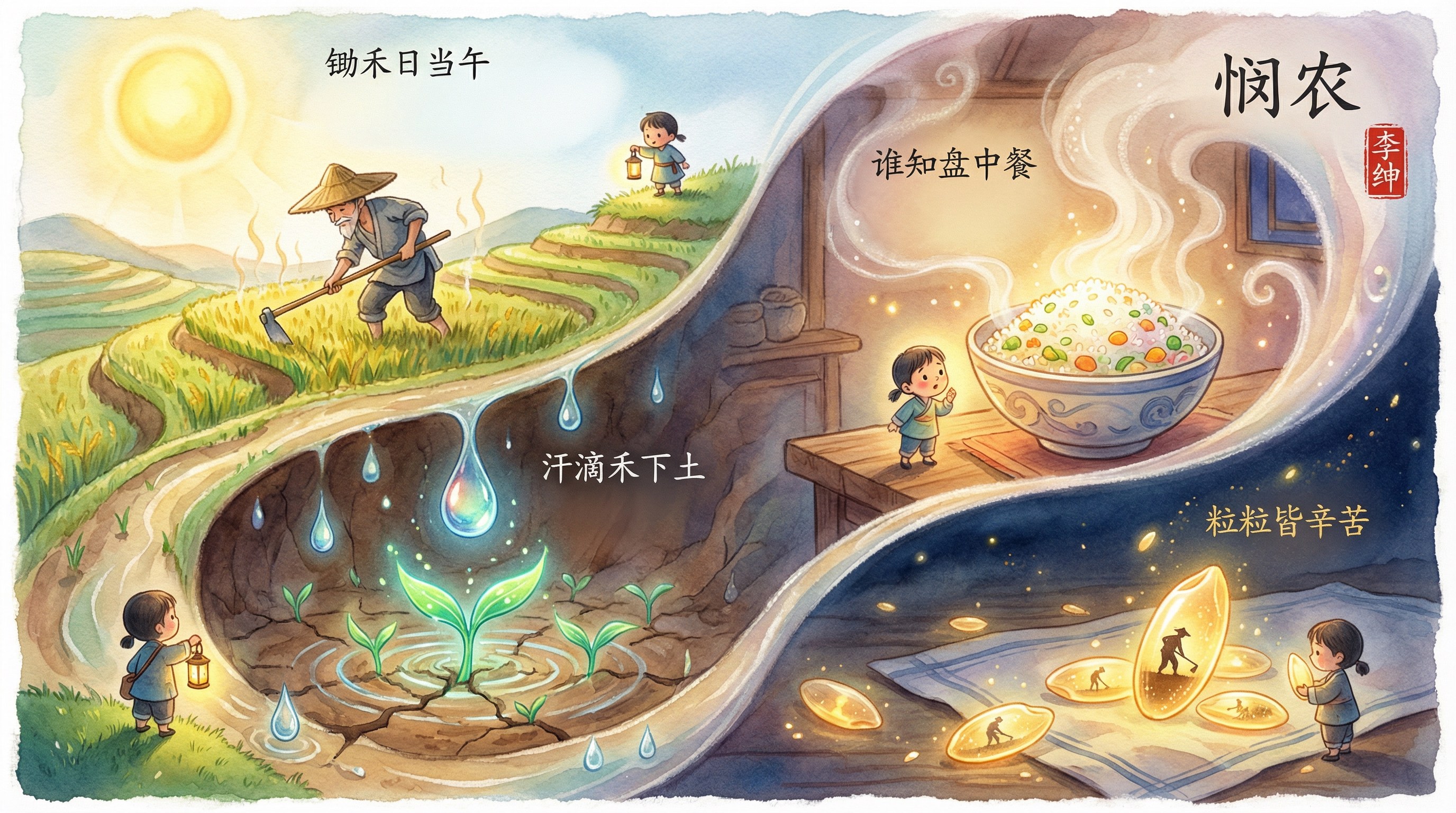唐诗插画工作流程