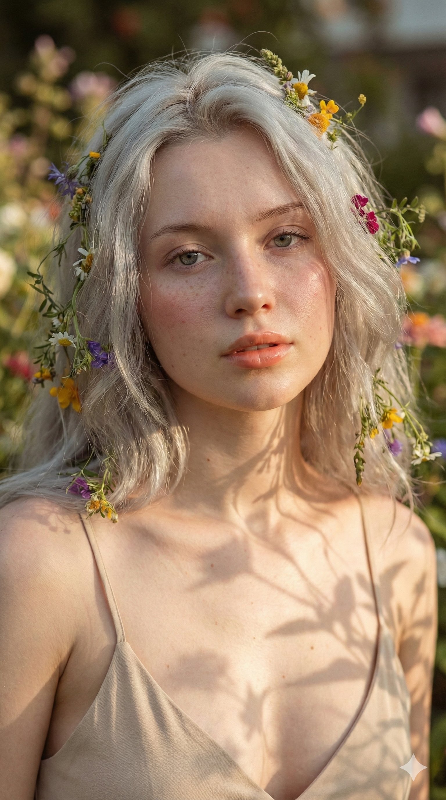 Hyper-realistic Editorial Portrait of a Young Woman