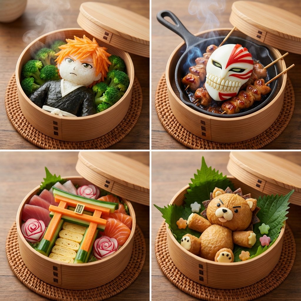 Ghibli主题美食拼盘分析