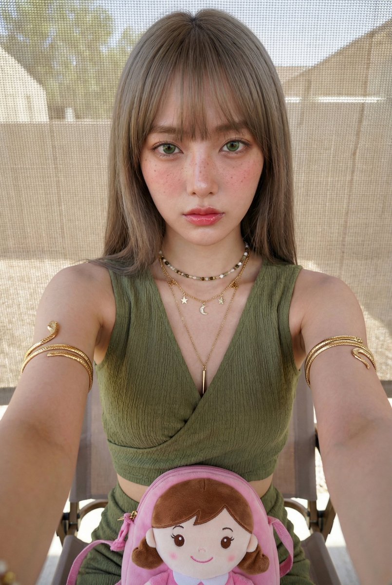 青春女性肖像