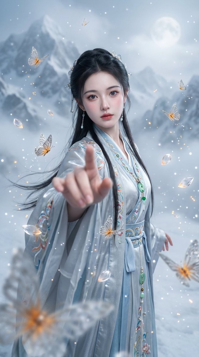 东方仙侠美女肖像