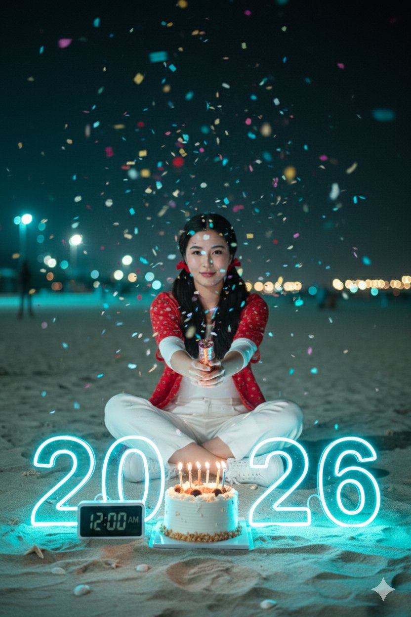 2026年新年沙滩庆典摄影