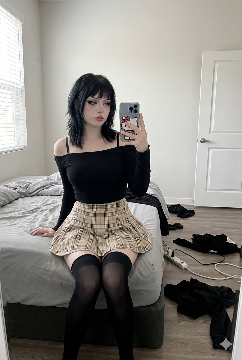 纳米香蕉Pro的Egirl自拍
