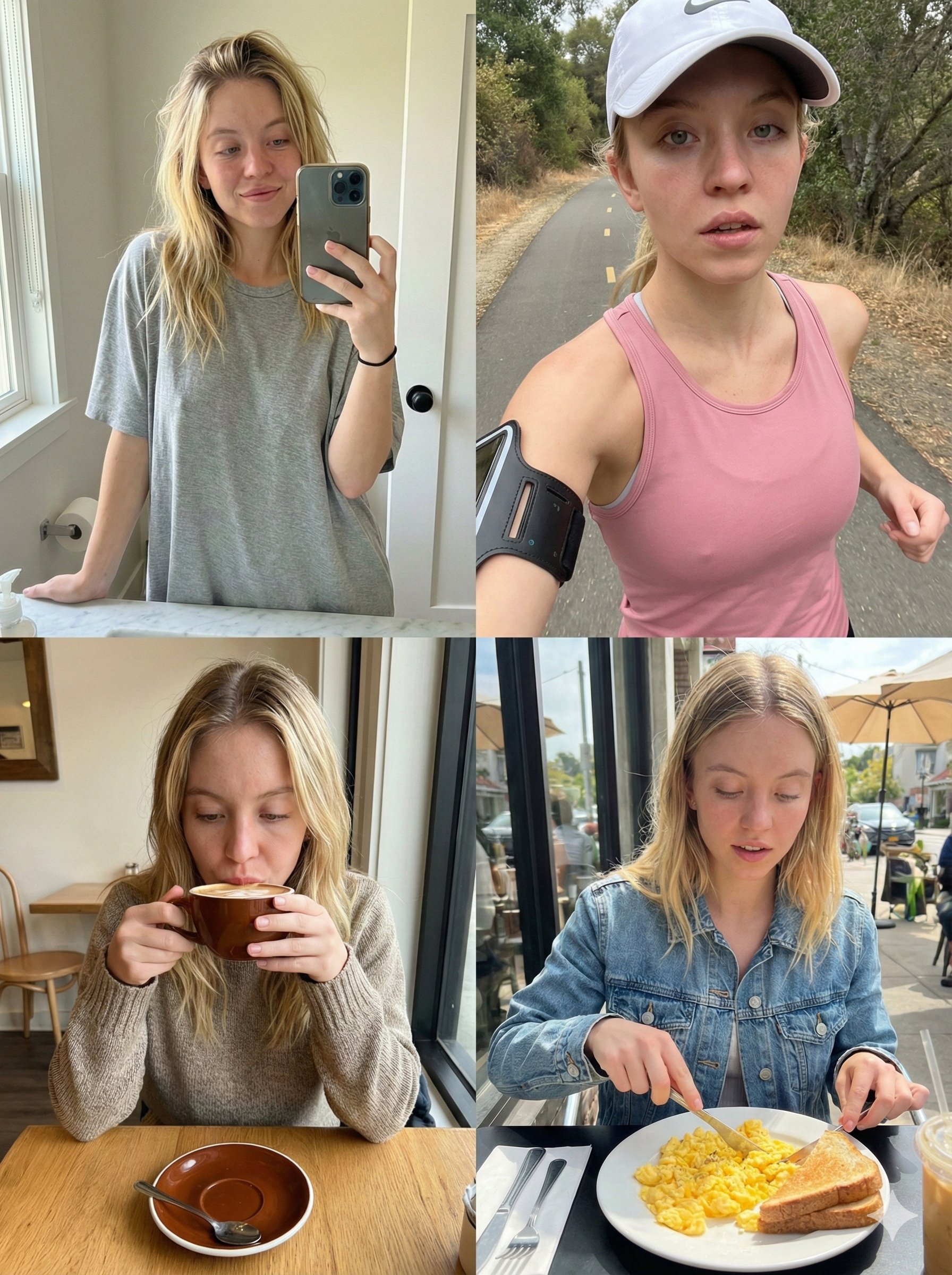 Sydney Sweeney 早晨日常