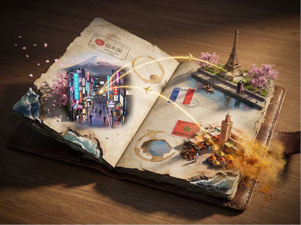 护照中的奇幻之旅