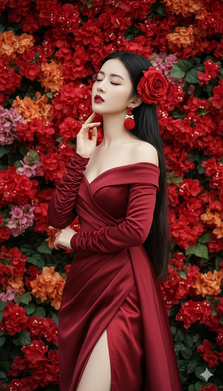 花精灵一样的女孩