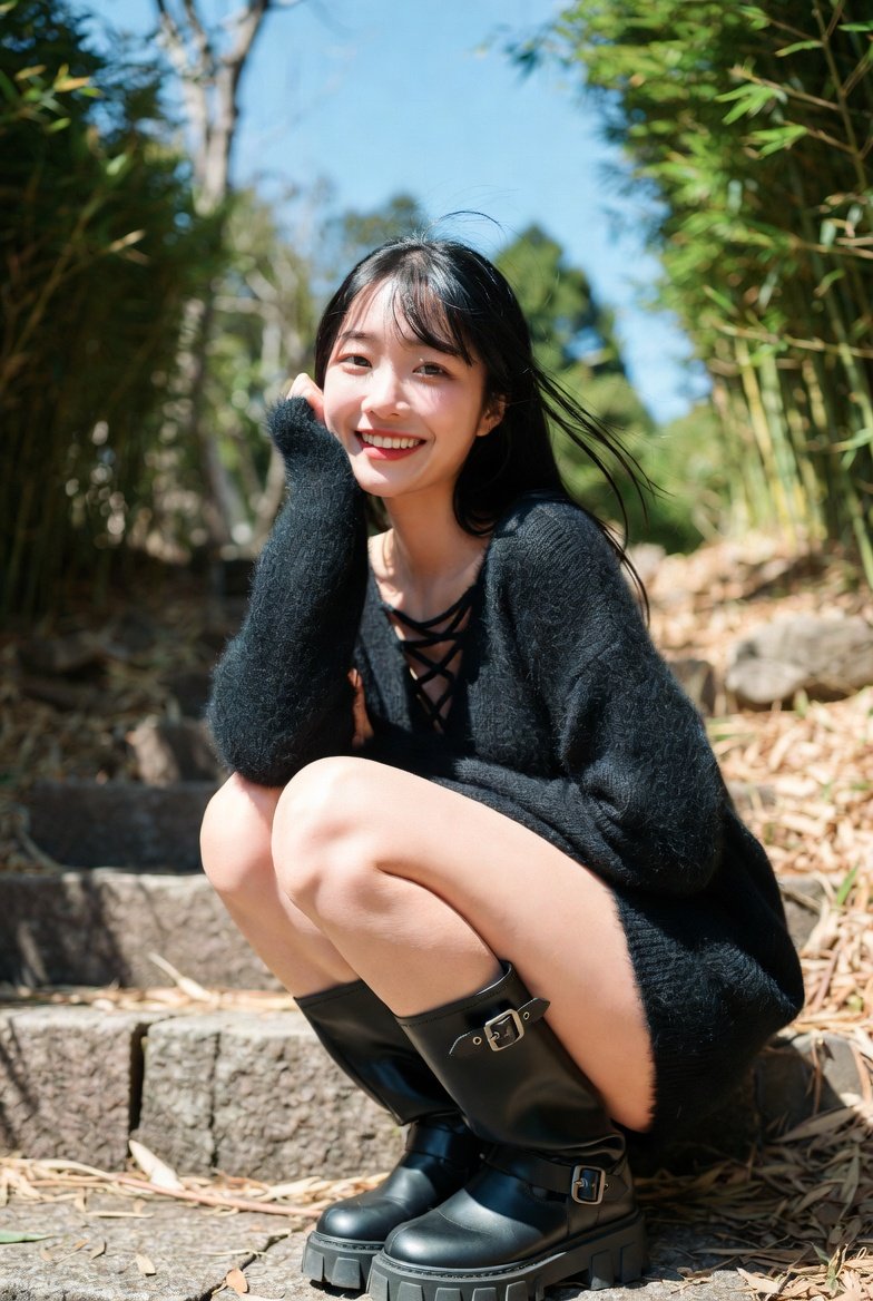 青春洋溢的亚洲女孩