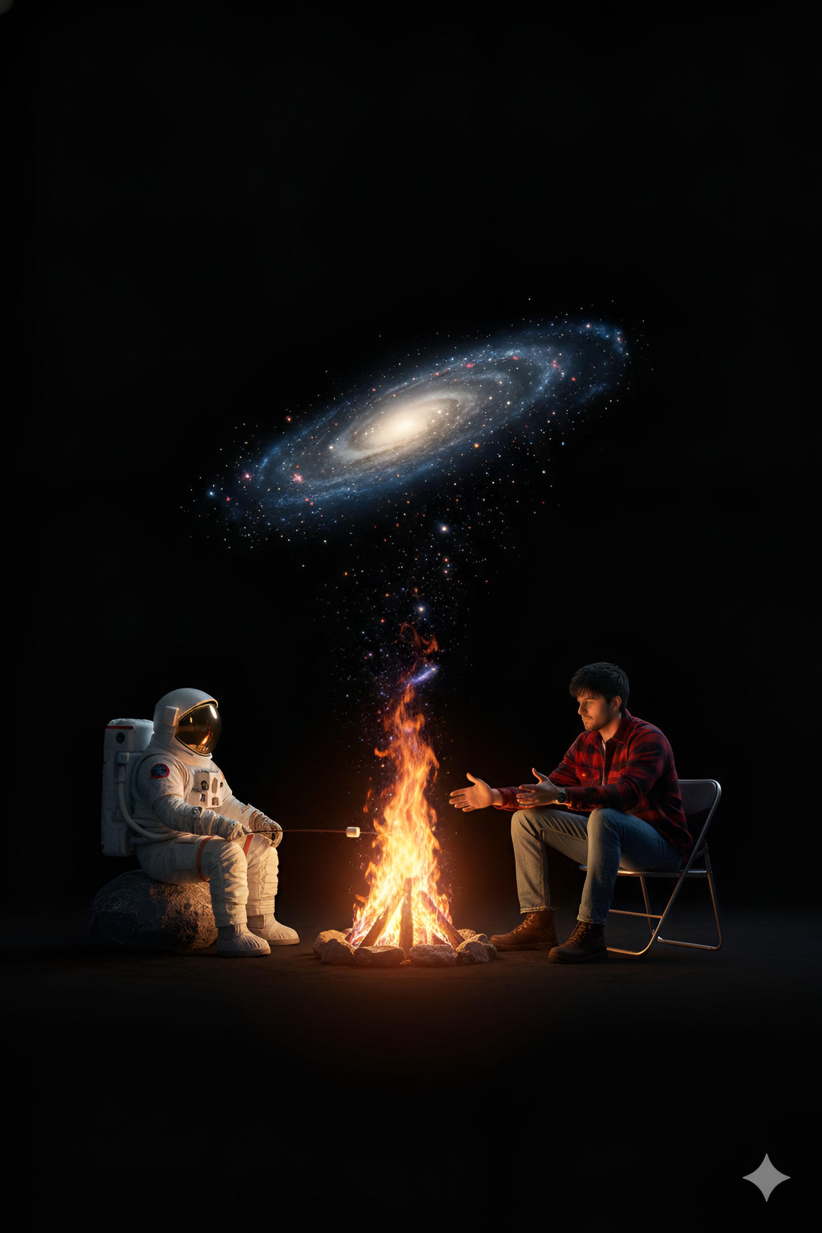 触摸星系的火焰