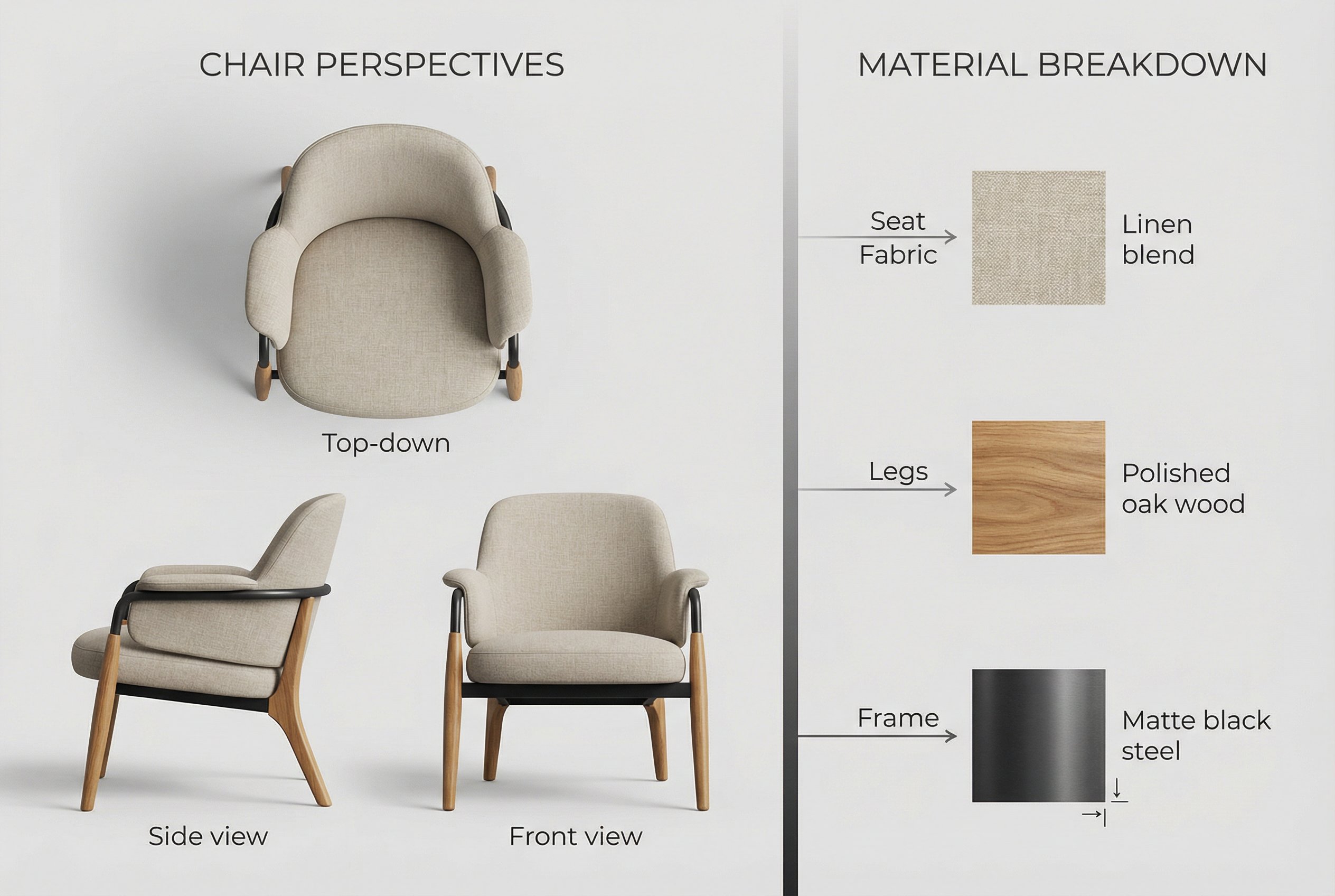 简约椅子展示