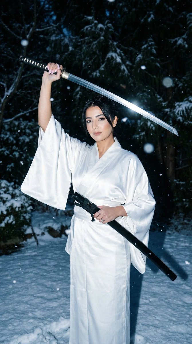冬日武士肖像