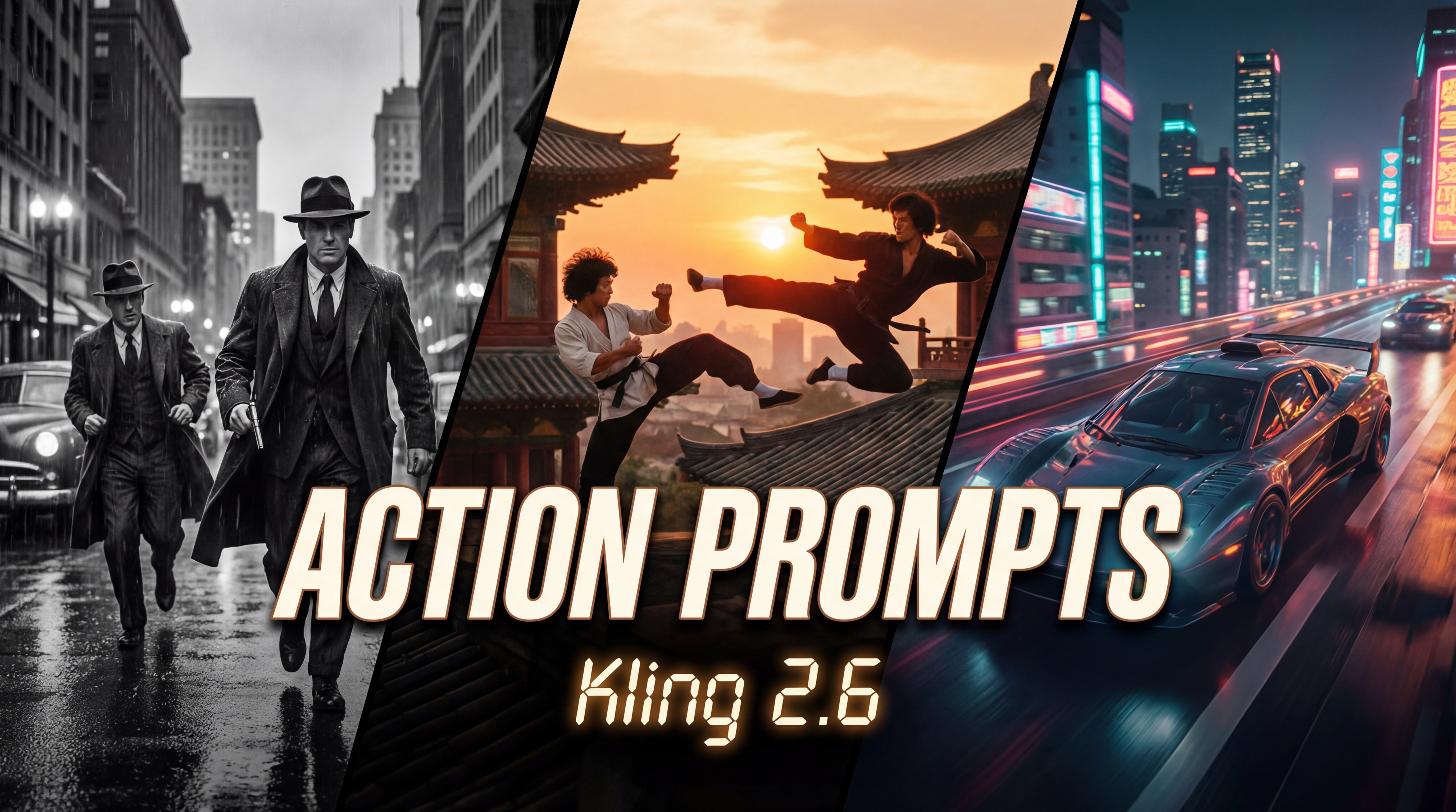 Kling 2.6 高影响动作提示