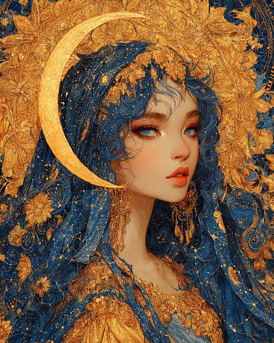 梦幻女性肖像
