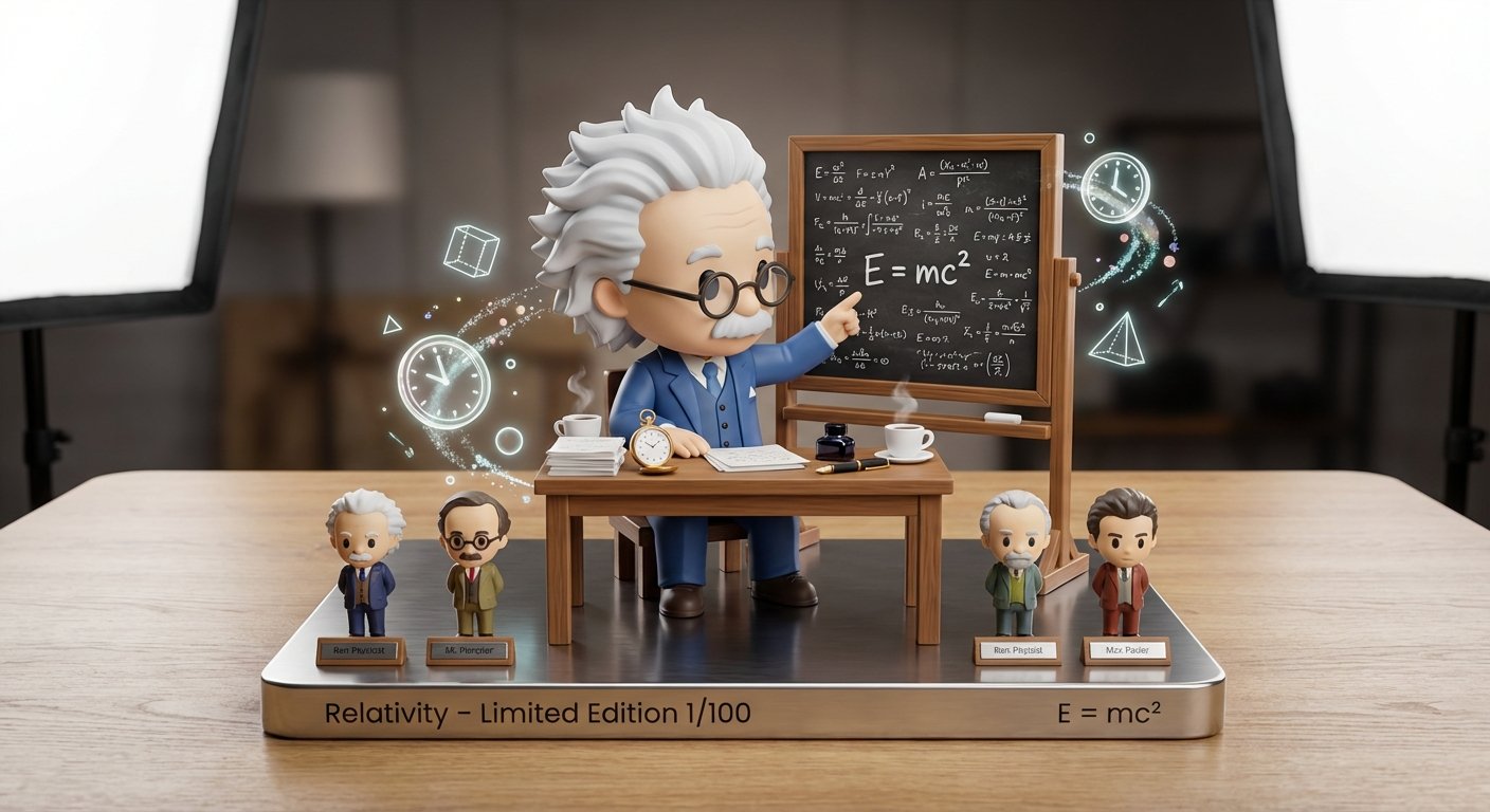 Relativity 限量版科学家模型