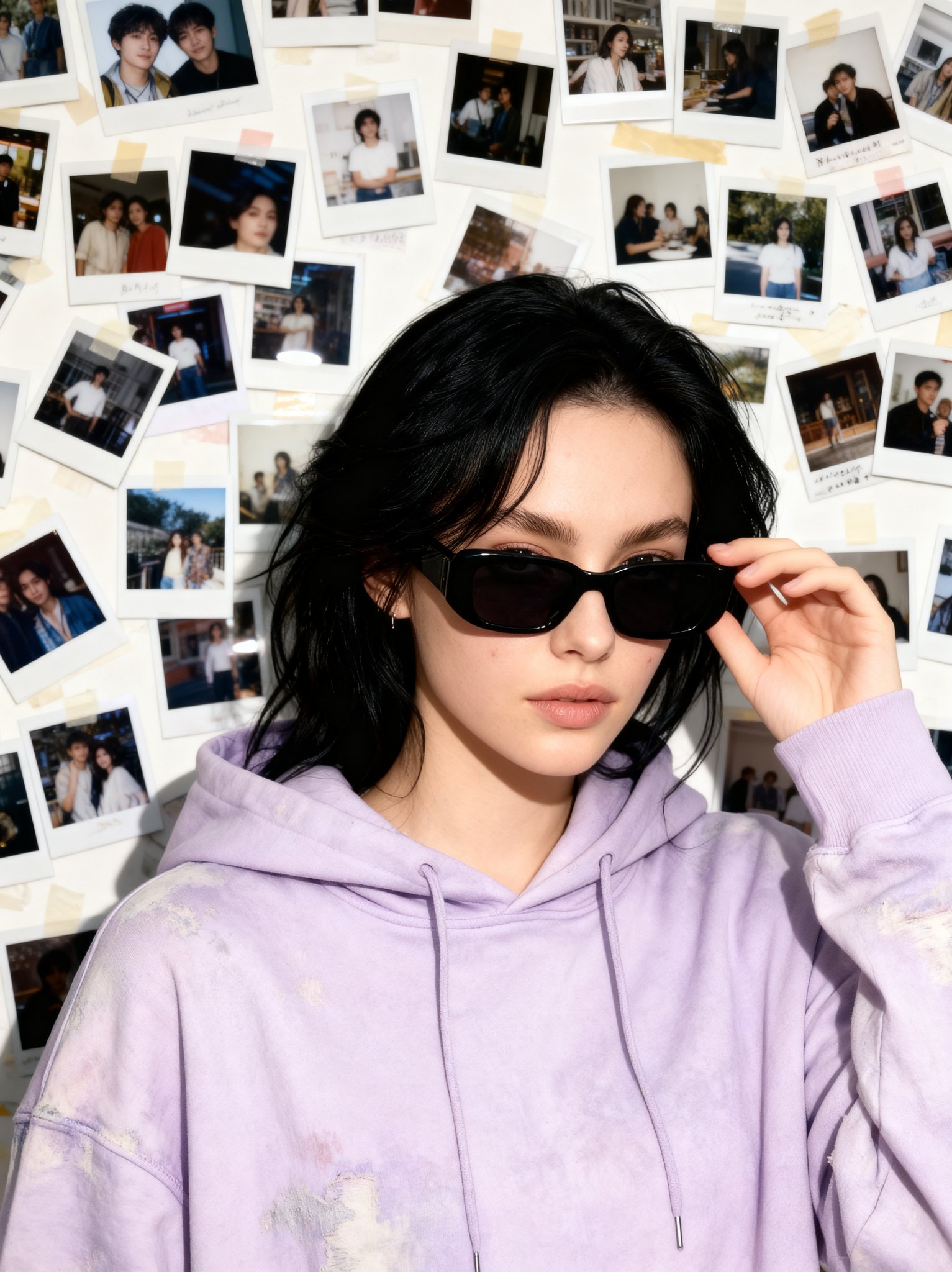 不变面容的年轻女子