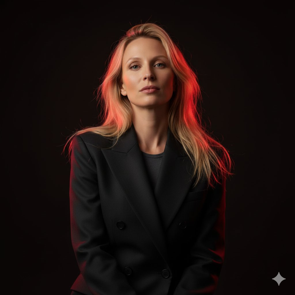 Cinematic Hyperrealistic Fashion Portrait